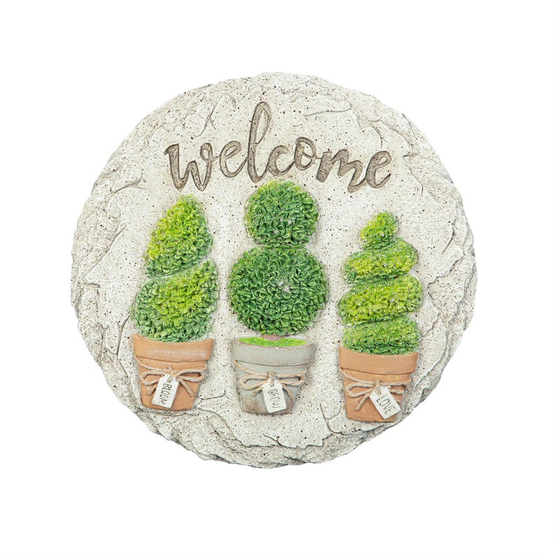 Topiary Garden Stone, Welcome