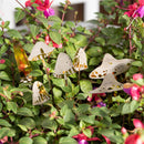 Metal Plant Accessory Sheet, Mushroom Variety, 7 PCS