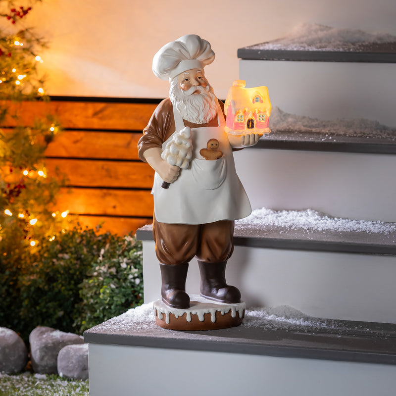LED Bakery Santa Statue,84g5359