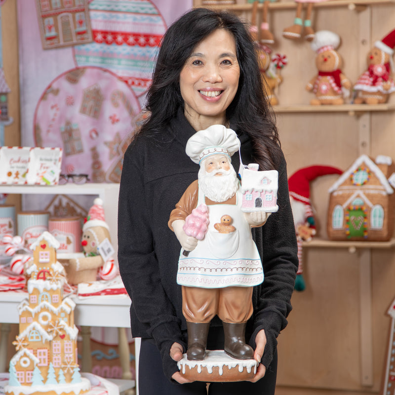 LED Bakery Santa Statue,84g5359