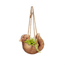Squirrel Hanging Planter with Jute