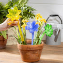 What She Shed Plant Support & Accessories, Watering Channel, Art Glass, Flower, CDU