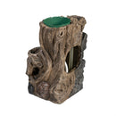 Tree Trunk Tabletop Fountain with Self-Watering Planter