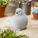 Resin Stone Like Bird Statue, 11"H