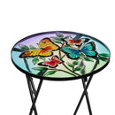 Butterfly Glass Sidetable