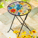 Bluebird Glass Sidetable