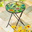 Dragonfly Glass Sidetable