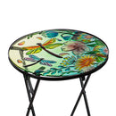 Dragonfly Glass Sidetable