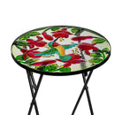 Hummingbird Glass Sidetable