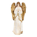 Nativity Garden Statue, Resin Statue, Gilded Angel, 18"H