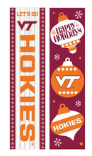 46" Double Sided Leaner, Virginia Tech, Christmas