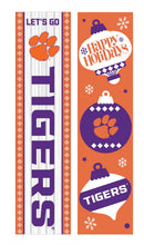 46" Double Sided Leaner, Clemson University, Christmas
