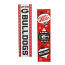 46" Double Sided Leaner, University of Georgia, Christmas