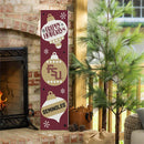 46" Double Sided Leaner, Florida State University, Christmas