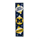 46" Double Sided Leaner, University Of Michigan, Christmas