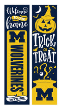 46" Double Sided Leaner, University Of Michigan, Halloween