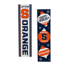 Syracuse University 46" Double Sided Leaner, Christmas