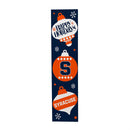Syracuse University 46" Double Sided Leaner, Christmas