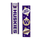 Universitiy of Washington 46" Double Sided Leaner, Christmas