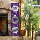 Kansas State University 46" Double Sided Leaner, Christmas