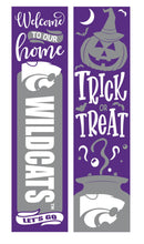 Kansas State University 46" Double Sided Leaner, Halloween