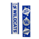 University of Kentucky 46" Double Sided Leaner, Christmas