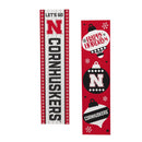 University of Nebraska 46" Double Sided Leaner, Christmas
