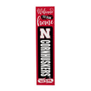 University of Nebraska 46" Double Sided Leaner, Halloween