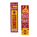 46" Double Sided Leaner, Iowa State University, Halloween