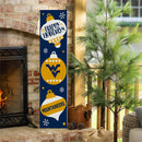 46" Double Sided Leaner, West Virginia University, Christmas