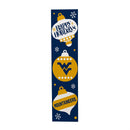 46" Double Sided Leaner, West Virginia University, Christmas