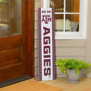 46" Double Sided Leaner, Texas A&M, Christmas