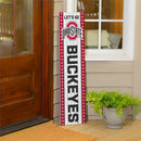 46" Double Sided Leaner, Ohio State University, Christmas