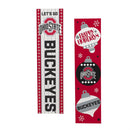 46" Double Sided Leaner, Ohio State University, Christmas