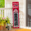 46" Double Sided Leaner, Ohio State University, Halloween