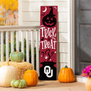 46" Double Sided Leaner, University of Oklahoma, Halloween