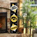 46" Double Sided Leaner, University of Iowa, Christmas