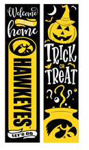 46" Double Sided Leaner, University of Iowa, Halloween