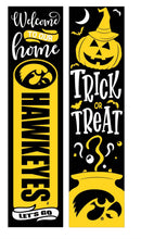 46" Double Sided Leaner, University of Iowa, Halloween