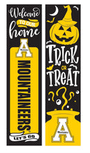 46" Double Sided Leaner, Appalachian State University, Halloween