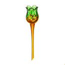 Tulip Shaped Artglass Watering Globe, 3 Asst, 12 PC CDU