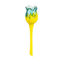 Tulip Shaped Artglass Watering Globe, 3 Asst, 12 PC CDU