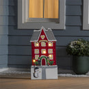 30" Nutcracker Wooden Porch Leaner with LED Lights