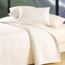 White Shell King Matelasse