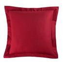 Solid Red Euro Sham