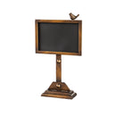 Table Top Chalkboard with Bird Decor