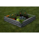Faux stone raised bed - self watering 4 x 4