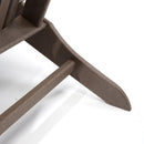 Resin Adirondack Chair Brown