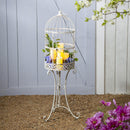 Outdoor Decorative Metal Bird Cage on Stand