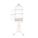 Outdoor Decorative Metal Bird Cage on Stand